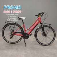 E-Bike City Bici Bicicletta Donna 28" FREELADY 7V