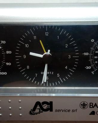 Orologio sveglia termometro igrometro analogico