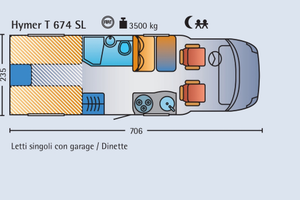 Camper Semintegrale Hymer T674SL