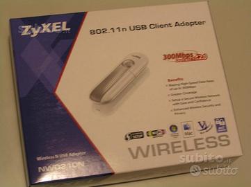 Adattatore usb wireless zyxel 802.11n