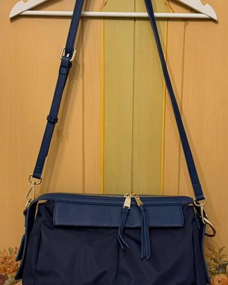 Borsa a tracolla blu di Marina Rinsldi Voyage