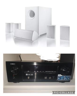 Home theather 5.1 CANTON + amplificatore DENON