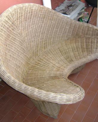 Poltroncina in vimini