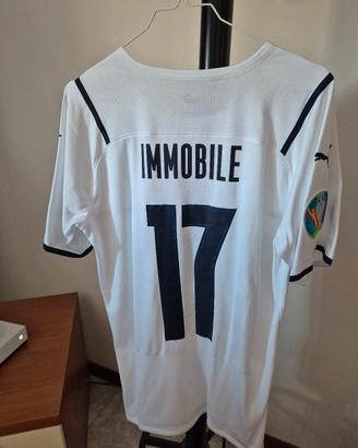 maglia Italia euro 2020 Immobile. 