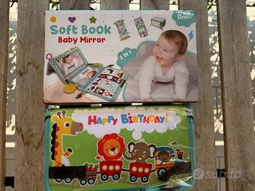 Specchio Libro Morbido 2-in-1 per Neonati (0m+)