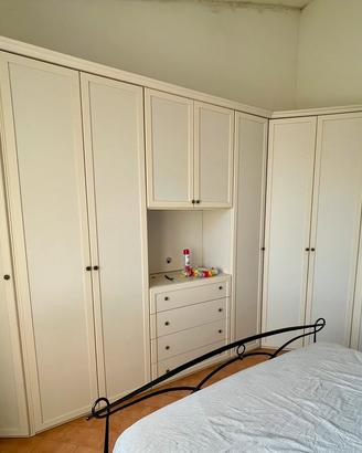 Armadio ad Angolo Matrimoniale Capiente 380x180 cm