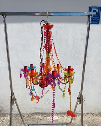 Lampadario colorato 
