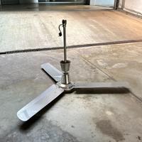 Ventilatore da soffitto in acciaio