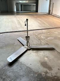 Ventilatore da soffitto in acciaio