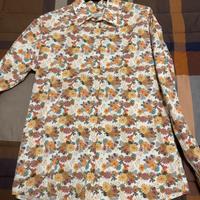 Camicia di cotone fantasia floreale