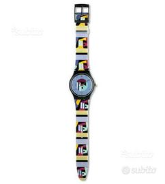 Swatch 1991 GB141 Gold inlay