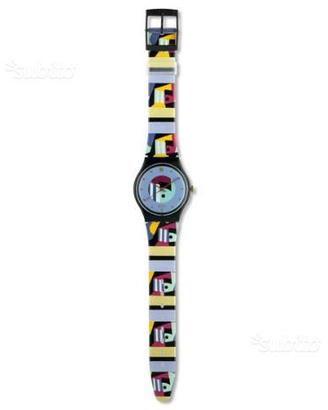 Swatch 1991 GB141 Gold inlay