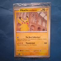 Pikachu at the Museum Pokemon Oversized Promo