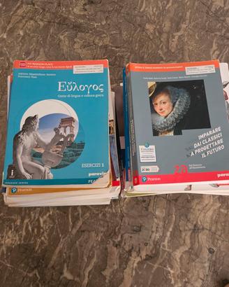 lotto di libri per liceo 