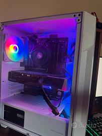 Pc gaming full hd +scheda audio+ mircofono scarlet
