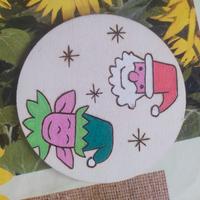 calamita natalizia in legno