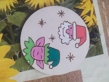 calamita natalizia in legno