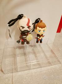 Lotto playstation bag clip portachiavi god of war