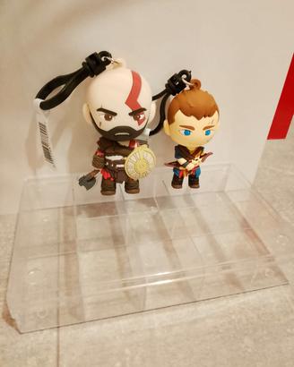 Lotto playstation bag clip portachiavi god of war