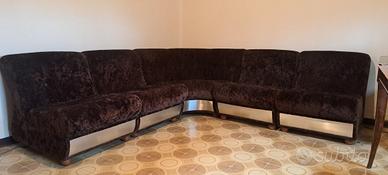 Divano angolare stile vintage anni 50