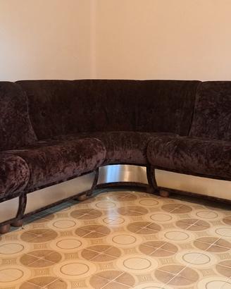 Divano angolare stile vintage anni 50