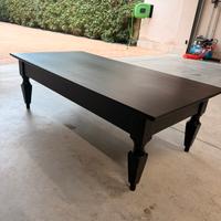 Tavolino da salotto nero in legno