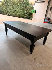 Tavolino da salotto nero in legno