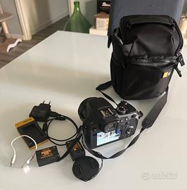 Panasonic Lumix DC-FZ 82 4K+ Borsa+ 2 Batterie