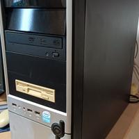 Computer PC + monitor + stampante Intel