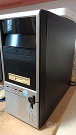 Computer PC + monitor + stampante Intel