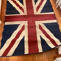 Tappeto 2m x 1,4m con bandiera inglese