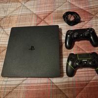 ps4 slim 500gb + 2 joystick + giochi