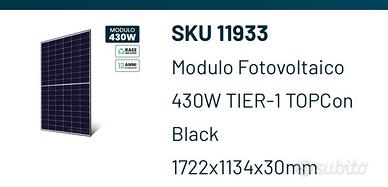 Pannelli fotovoltaici