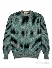 maglione kappa vintage shetland l made italy