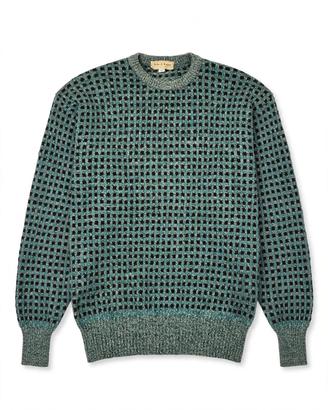 maglione kappa vintage shetland l made italy