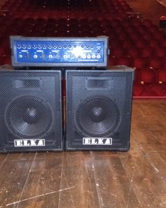 Amplificatore quattro canali, modello Elka