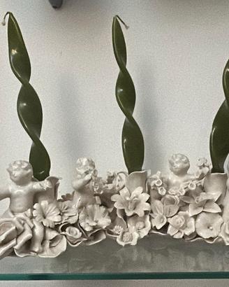 Candelabro Centrotavola Capodimonte Originale