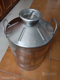 contenitori acciaio inox 18/10 olio e vino