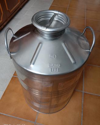 contenitori acciaio inox 18/10 olio e vino