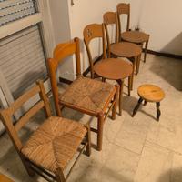 sedie in legno 