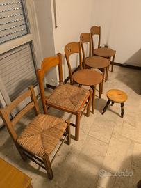 sedie in legno 