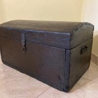 Baule in legno antico primi 900