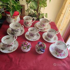 Royal Albert England set 10 porcellane mesi