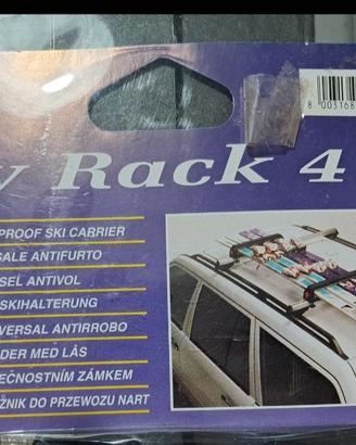 Porta sci universale con antifurto