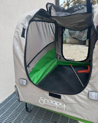 Trasportino da bici per cane