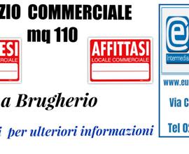 185/23 SPAZIO COMMERCIALE di mq 110 a Brugherio,