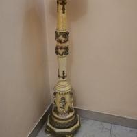 colonnina porta vasi in stile barocco