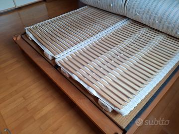 Letto Faggio Massello+Reti Ergonomiche Husler Nest