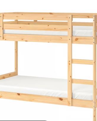 Letto a castello Mydal  Ikea (già smontato)