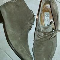 Fioretti mocassino alto uomo 40,5 beige camoscio /